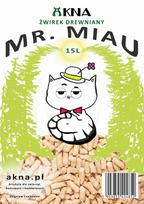 Medinės kraikas katėms ir graužikams MR. MIAU, 15 l, nesusikemšantis