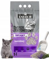 Kraikas katėms ŁASUCH, bentonitinis, levandų kvapo, 5 l
