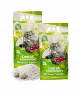 Katinų kraikas CHICO, bentonitinis, pavasario gaivos kvapo, smulkus, 2x5 l