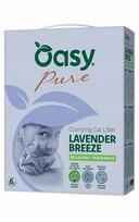 Katinų kraikas Oasy Lavender Breeze, 6 l, bentonitinis, su levandų aromatu