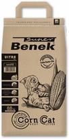 Kraikas katėms Super Benek Corn Litter Natural Ultra, 2 x 14 l, sušokantis