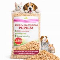 Gyvūnų kraikas MULCH BIO, susiformuojančios granulės, 2,5 kg