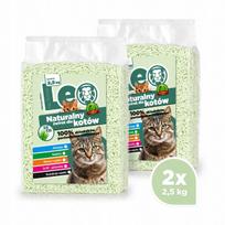 Tofu kraikas katėms LEO su alaviju, gumuluojantis, 5 kg, be dulkių, tirpstantis vandenyje