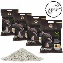 Bentonitinis kraikas katėms ROYAL FURRY, bekvapis, 20 l (4 x 5 l)