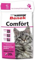 Katinų kraikas Super Benek Comfort Powder, bentonitinis, 20 l