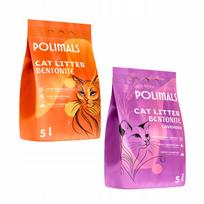 Katinų kraikas polimero Compact, bentonitinis, 2 x 5 l