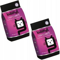 Katinų kraikas Bazyl Compact, bentonitas, 0,7–2 mm, 10 l (2 x 5 l)