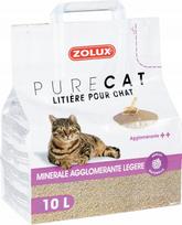 Sukietėjantis kačių kraikas ZOLUX PURECAT, 10 l