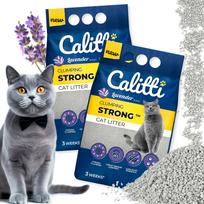 Katinų kraikas Calitti Strong Lavender, bentonitinis, 2 x 5 l