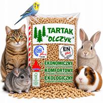Medinės kraiko granulės katėms, triušiams, kiaulėms, ekologiškos, 15 kg