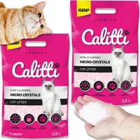 Katinų kraikas CALITTI MICRO silikono granulės, 3,8 l x 2