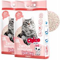 Katinų kraikas CHICO Compact, bentonitinis, sušokantis, 2 x 10 l