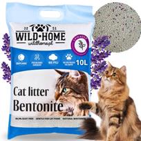 Kačių kraikas Wildhome, 10 l, bentonitinis, su levandų kvapu
