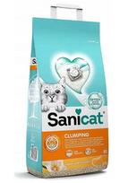 Bentonitinis kačių kraikas SANICAT, gumuluojantis, vanilės ir mandarino kvapo, 8 l