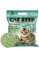 Kačių kraikas Cat Step Tofu Green Tea, 5,4 kg / 12 l