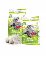 Kačių kraikas CHICO, bentonitinis, pavasario gaivos kvapo, 2 x 10 l, smulkus