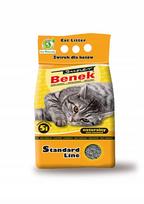 Bentonitinės kačių kraikas Super Benek Natural Standard, 5 l