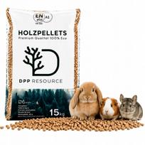 Medžio granulės 15 kg katėms, triušiams, graužikams, žiurkėnams, kiaulėms