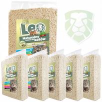 Katinų kraikas Leo Natural, 15 kg, tofu, bekvapis, saugus, ekologiškas