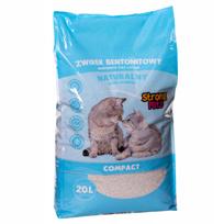 Kraikas katėms STRONG PETS, bentonitinis, natūralus, 20 l