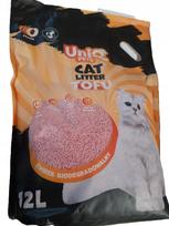 Kačių kraikas UniQ Pets Tofu, persikų kvapo, 5 kg, biologiškai skaidomas, tinkamas nuleisti į klozetą