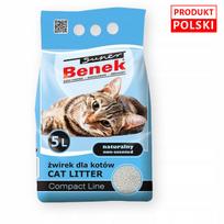 Kačių kraikas Super Benek COMPACT, 5 l, bentonitinis