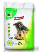 Kačių kraikas Super Benek Corn Fresh Grass, 25 l