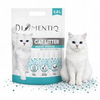 Silikoninis kačių kraikas DIAMENTIQ, 3,8 l, Ocean Breeze, nesusigulantis