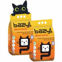 Kraikas katėms Bazyl Economics, bentonitinis, 1–4 mm, 20 l (2×10 l)