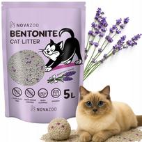 Bentonitinės kačių kraikas 5 l, levandų kvapo, susiformuojantis, bekvapis