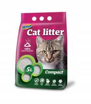 Katinų kraikas Hilton Bentonite Compact, 5 l, susiformuojantis gabalėliais