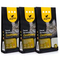 Katinų kraikas KingCats, zeolitas, 15 l (3 x 5 l)