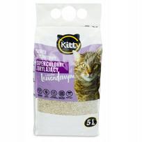 Kačių kraikas Kitty su levandų kvapu, bentonitinis, 5 l