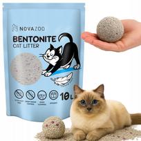 Kraikas katėms BENTONITE, 10 l, bekvapis, susiformuojantis gumulėliais, nedulka, natūralus