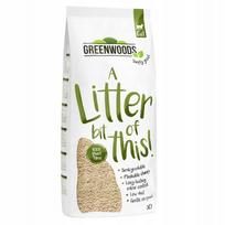 Kačių kraikas GREENWOODS augalinės kilmės, 30 l