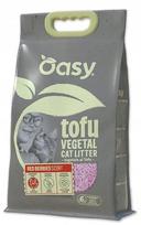 Katėms skirtos augalinės OASY Tofu kraikas su raudonomis uogomis, 6 l, biologiškai suyrantis