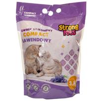 Silikoninis kačių kraikas su levandų kvapu STRONG PETS, 4 x 3,8 l