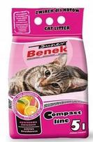 Kraikas katėms Super Benek Compact, citrusų kvapo, 25 l
