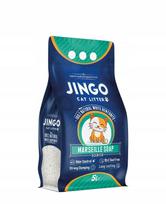 Katinų kraikas Jingo, 5 l, su Marselio muilo kvapu, bentonitinis
