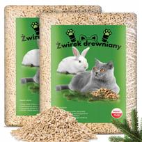 Medinės kraikas katėms, triušiams ir kiaulėms Bright Forest, 20 kg