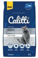 Bentonitinis kačių kraikas Calitti Fresh White, 5 l