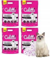 Silikoninis kraikas katėms CALITTI Crystals, antibakterinis, 4 x 3,8 l, nedulka