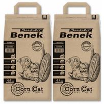 Kačių kraikas Super Benek Corn Cat Ultra Natural, 2 x 7 l
