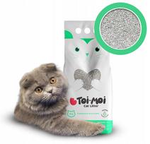 Katinų kraikas Toi Moi, bentonitinis, bekvapis, 10 l, nesukeliantis dulkių, susiformuojantis į gumulėlius