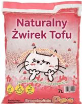 Tofu kraikas katėms su persikais, 7 l, ekologiškas