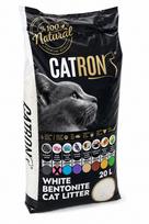 Kraikas katėms CATRON White Bentonite, 20 l, kūdikių pudros kvapo