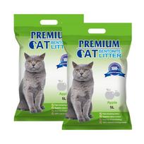 Bentonito kraikas katėms Apple Cat, 10 l (2 x 5 l), su obuolių kvapu