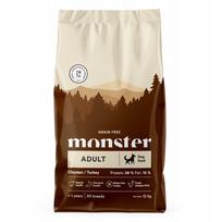 Sausas pašaras šunims Monster Dog Adult, be grūdų, vištiena ir kalakutiena, 12 kg