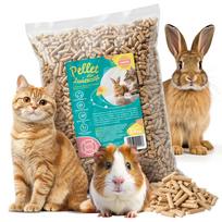 Medžio granulių kraikas katėms, triušiams, kiaulėms, 2,5 kg