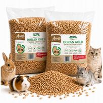 Medinės granulės kraikui katėms, triušiams, kiaulėms, 2 x 15 kg, be dulkių, natūralios